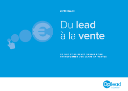 Du lead à la vente